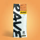 1kg Coffee bag labeled 'Espresso Blen' with Rave branding and text on a peach background