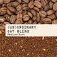 Coffee beans and ground coffee with 'Ordinary Oat Blend' label