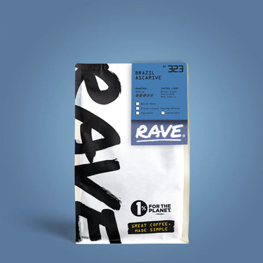 Brazil Ascarive Nº 323 - 250g coffee bag front view showing brand and label details