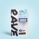 250g Coffee bag labeled 'Colombia el carmen sugarcane, Decaf' with Rave branding and text on a light blue background
