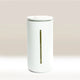 A black Timemore French Press U cafetiere made of borosilicate glass with a stainless steel plunger and filter.