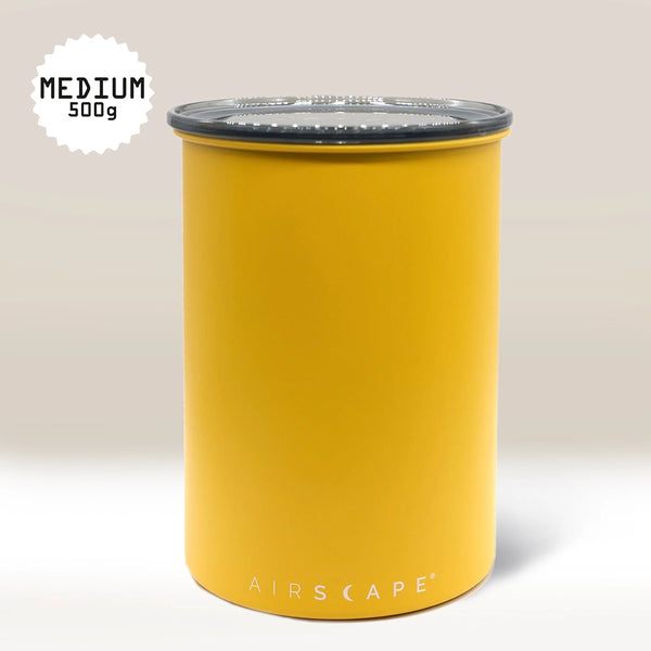 Yellow Airscape Coffee Storage Container
