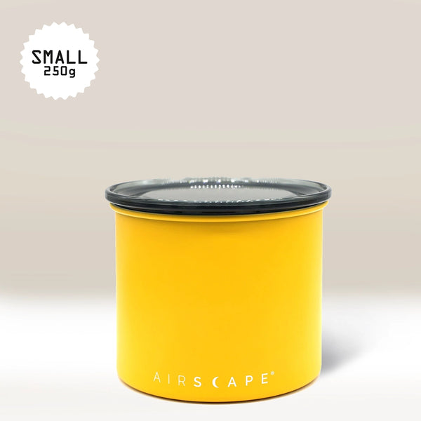Yellow Airscape Coffee Storage Container