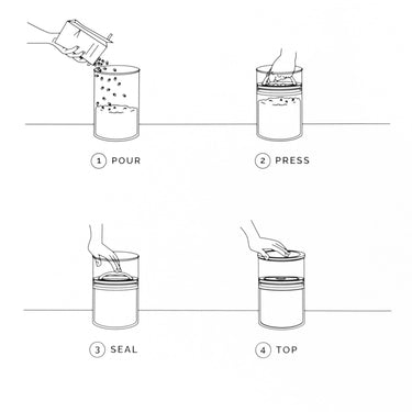 Stainless Steel Airscape Coffee Storage Container